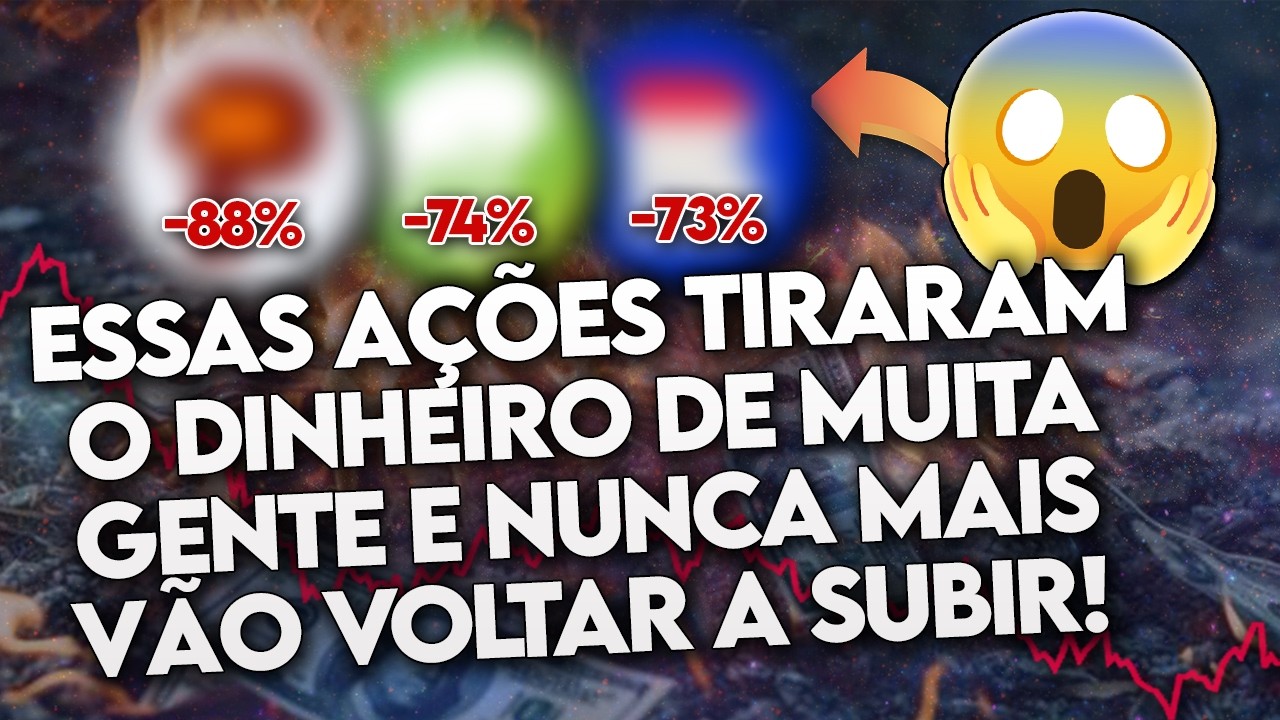 Conheça 3 AÇÕES que CAÍRAM e NÃO VOLTAM MAIS! Empresas que ENGANARAM MUITOS (Muitos ainda acreditam)