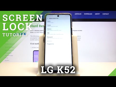 LG K52 Screen Lock – Change Lock Method