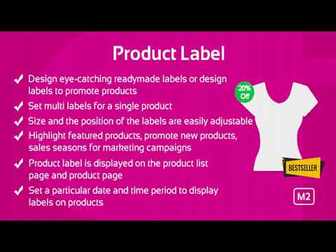 Product Label Magento 2 Extension | Codecanyon Scripts and Snippets