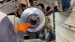 2007-2021 Toyota Tundra Front Brake Pads And Rotors Replacement Instructions (Sequoia, LX570, LC200)