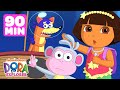 Dora & Swiper's Fairy Tale Fantasy Adventures! 🧜‍♀️ 90 Minute Compilation | Dora & Friends