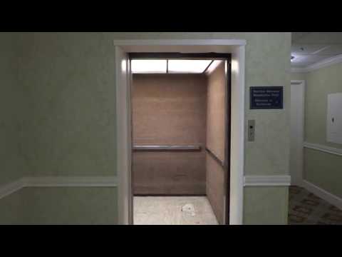 Vintage Otis Service Elevator with Black Buttons - Menger Hotel - San Antonio, TX