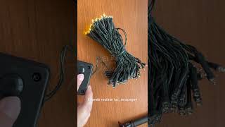 Video de LINEA SOLAR Guirnalda Led 20mts Blanco Frio. Apta Exterior