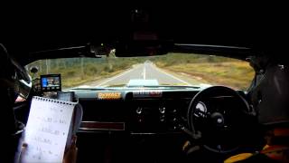 Drew and Ella Kent Targa Tasmania 2012 Mt. Arrowsmith stage