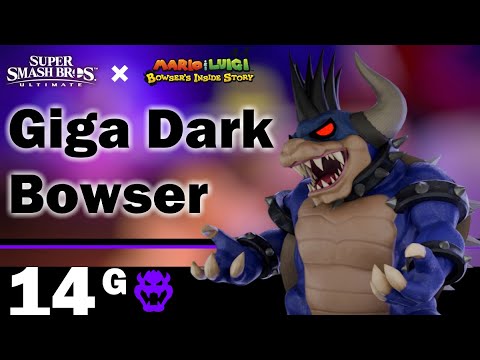 Giga Dark Bowser mod preview