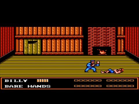 Double Dragon III: The Sacred Stones (NES 1990) - Gameplay - BILLY VS CHIN!!!