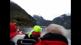 preview picture of video 'Geiranger, Norway - speed boat ride through the Fjords - video 3'