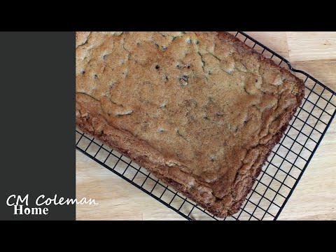 Coffee Chocolate chip Blondies Recipe