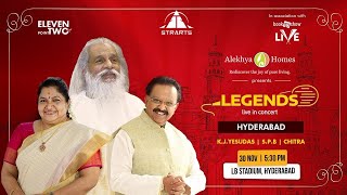 LEGENDS Live Concert | Glimpses | Yesudas | SPB | K S Chitra | November 2019 | 11.2 Digital