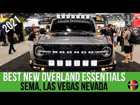BEST NEW OVERLAND ESSENTIALS SEMA 2021 DIODE DYNAMICS, AMERICAN ADVENTURE LAB, IKAMPER, SMITTYBILT,