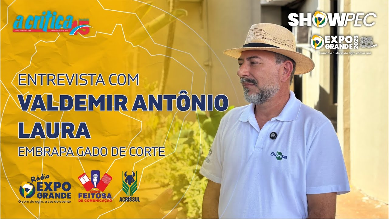 ENTREVISTA COM ENG. AGRÔNOMO VALDEMIR ANTÔNIO LAURA