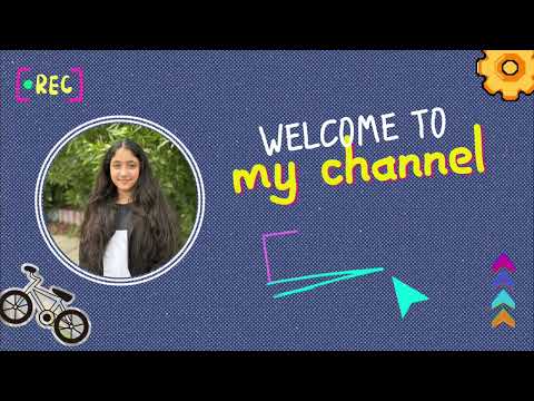 Welcome to My Channel | YouTube Channel Intro with Music 2025