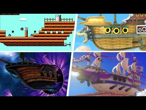Evolution of Airships in Super Mario Games (1988 - 2019)