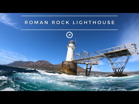 Close up views of paddling past the Roman Rock Lighthouse.