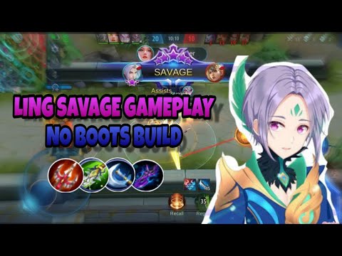 Ling Savage Gameplay(Easy Win in Rank)