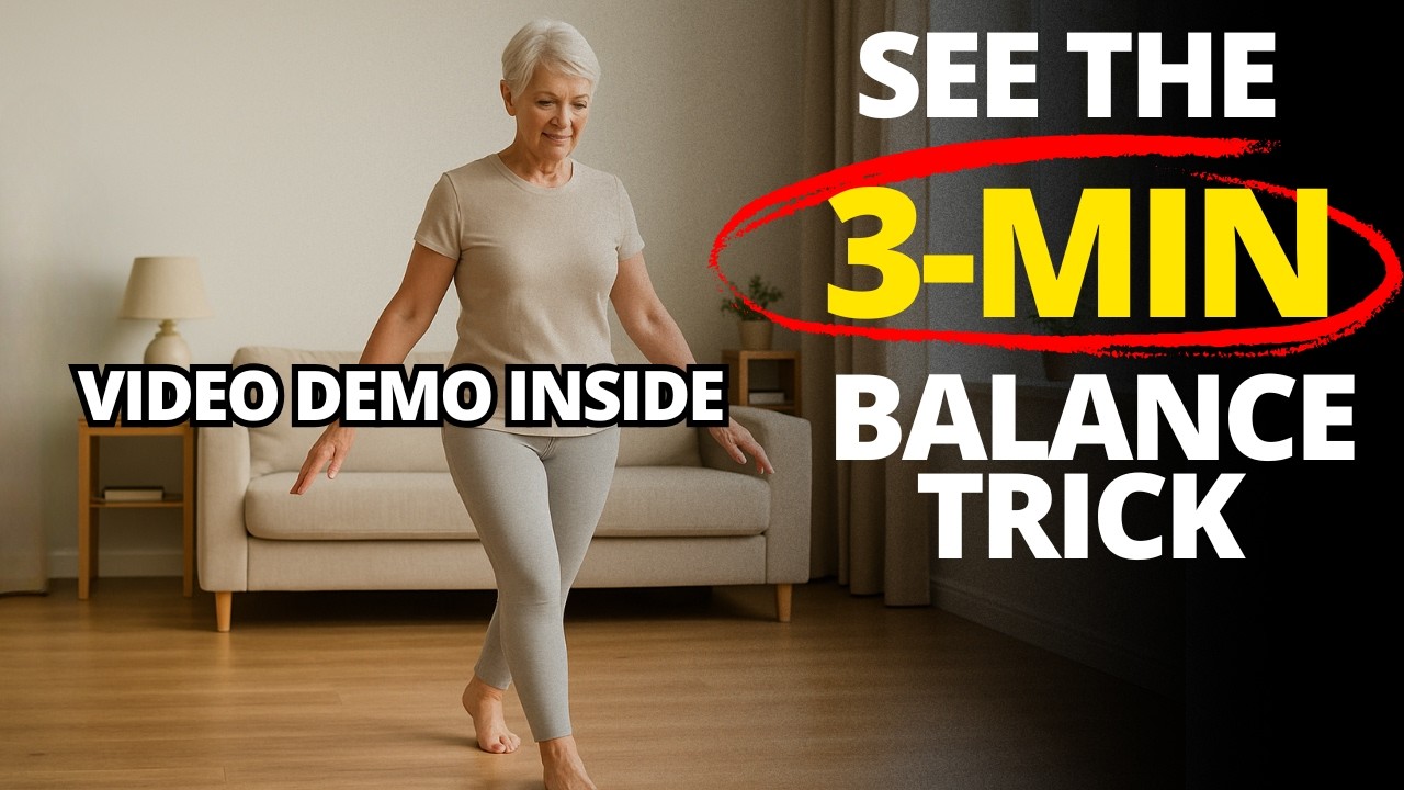 SENIORS: Rebuild Your Balance in 3 Minutes a Day (Video Demonstration Inside)