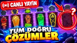 Korkunç Tabutlar Doğru Seçimleri Buluyoruz! Tüm Çözümler, Ödüller! Brawl Stars