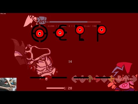 [FNF] Monochrome BUT PLAY WITH 9 KEYS AND MECHANICS CLEAR!!!!!!![no jumpscares]