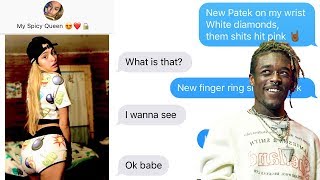 LIL UZI "PATEK" LYRIC TEXT PRANK ON GIRLFRIEND GONE WRONG!!!