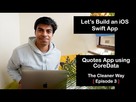 [Episode 3] CoreData Relationships | Quotes iOS Swift App using CoreData