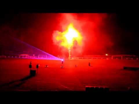 Spectacle pyrotechnique, son et lumière par AVS23 à Sardent 2015