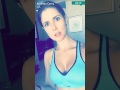 Amanda Cerny Half Naked In The Gym Hot Snap Story