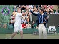 Umpire steals the show during Invitation Doubles | Wimbledon 2019