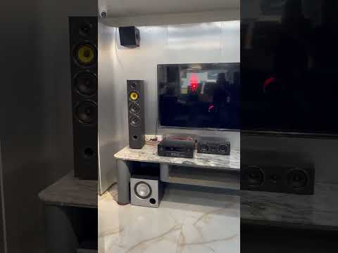 Denon AVR-X250BT 5.1 Ch. 4K Ultra HD AV Receiver with Bluetooth & TAGA HARMONY TAV-506 5.1 🔊