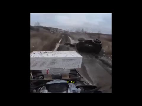 Russian Soldier Crashes His Quad Bike