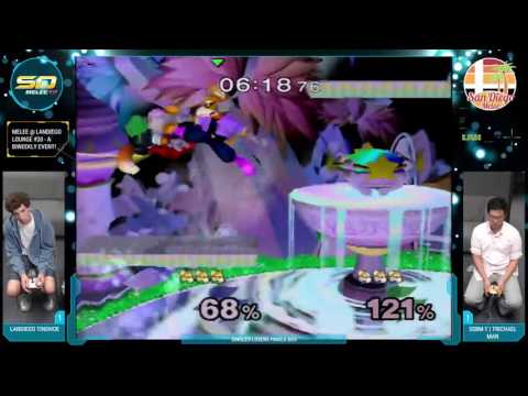 Melee @ LDL #20: TinoJoe vs. SSBM-T | Trichael Man - Singles LF - SSBM