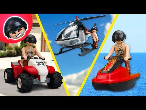 5 ARTEN von Fluchten! Playmobil Polizei Film - KARLCHEN KNACK #150