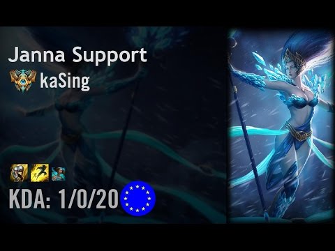 Janna Support vs Braum - kaSing - EUW Challenger Path 6.5