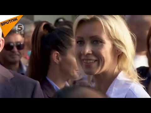 Марија Захарова гостинка на трубачите во Гуча