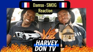 Damso - SMOG Reaction Harveydontv @raymanbeats [English Translation]