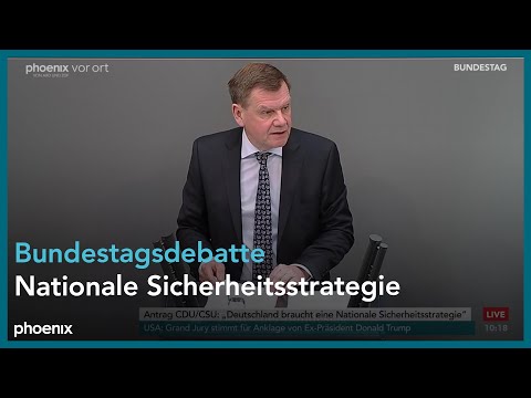 Bundestagsdebatte zur nationalen Sicherheitsstrategie für Deutschland am 31.03.23