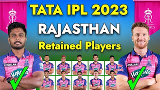 IPL 2023 | RR Retained Players 2023 | Rajasthan Royals Squad 2023