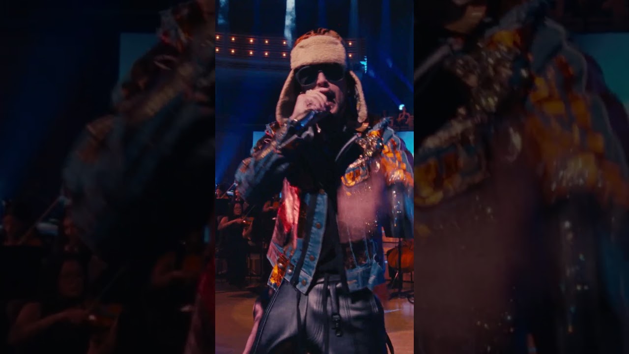 Yandel cantando "Te Suelto El Pelo" en Sinfónico #Yandel #YandelSinfonico #YandelEnVivo #shorts