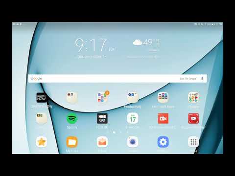 How to enable developer mode for Samsung Tab A 10.0 with OS Nougat