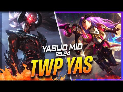 TheWanderingPro - Yasuo vs Katarina MID Patch 25.24 - Yasuo Gameplay
