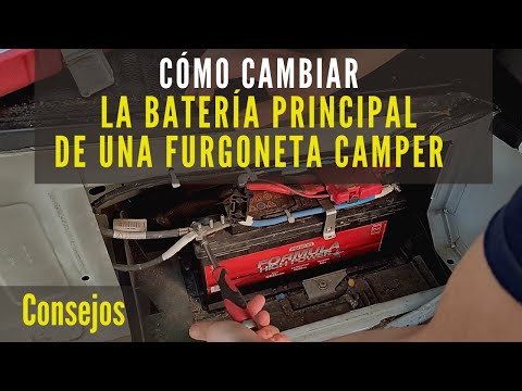Cómo cambiar la Batería de una furgoneta camper (Renault Master)