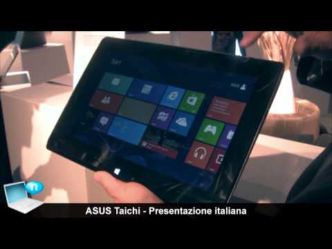 ASUS Taichi ultrabook tablet dual-screen con Windows 8 (ITA)