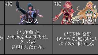 【ボイス付き】えっちすぎる声ランキングTOP7【スマブラSP】