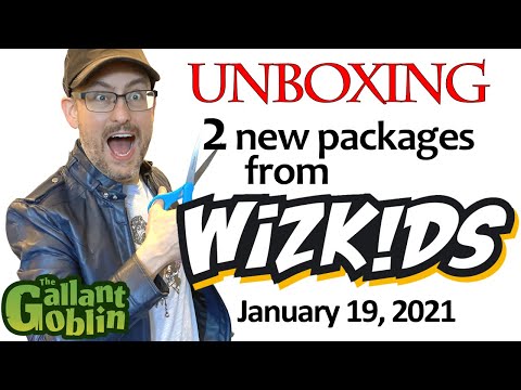 Unboxing 2 WizKids preview packages! - Jan. 19, 2021