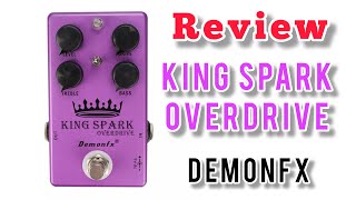 Video thumbnail for Review Pedal King Spark Overdrive Demonfx by Filipe Freitas