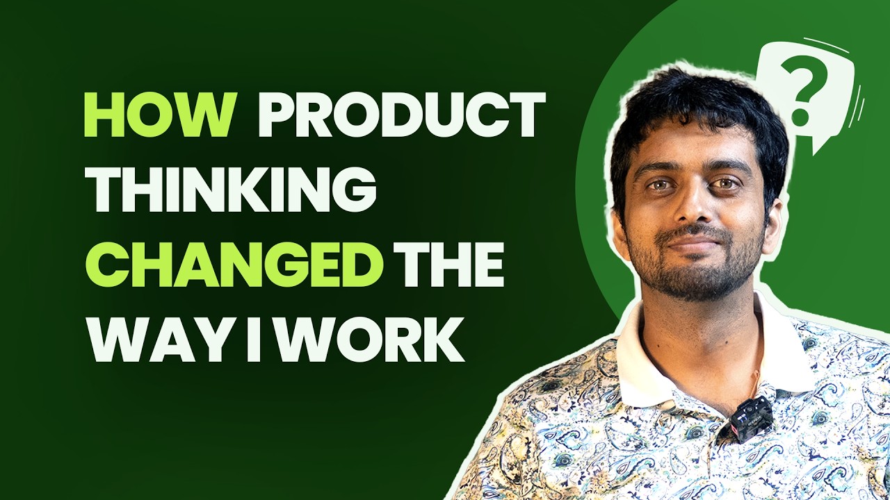 How Product Thinking Changed the Way I Work | ICPM Journey | Prem Krishn