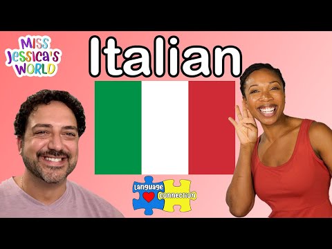 Italian for kids with Fabio in Miss Jessica's World | Greetings and Numbers in Italian