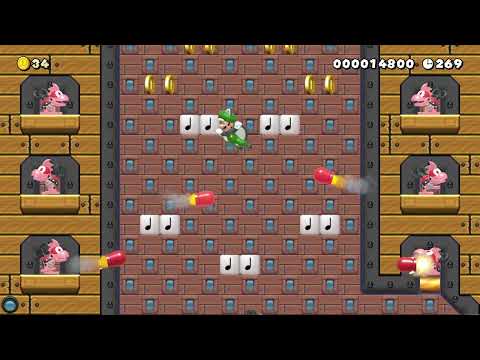 8-Airship Evil Airship Revenge by NintenPat7 🍄 Super Mario Maker 2 ✹Switch✹ #bmp