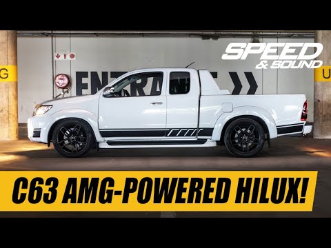 Toyota Hilux With Mercedes-AMG V8 Engine Sounds Brutal, Likes Smoky