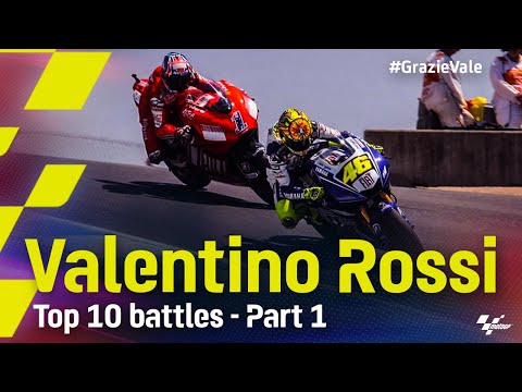 #GrazieVale: Valentino Rossi's Top 10 battles - Part 1