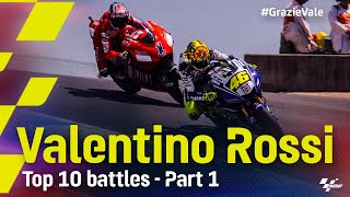 #GrazieVale: Valentino Rossis Top 10 battles - Par